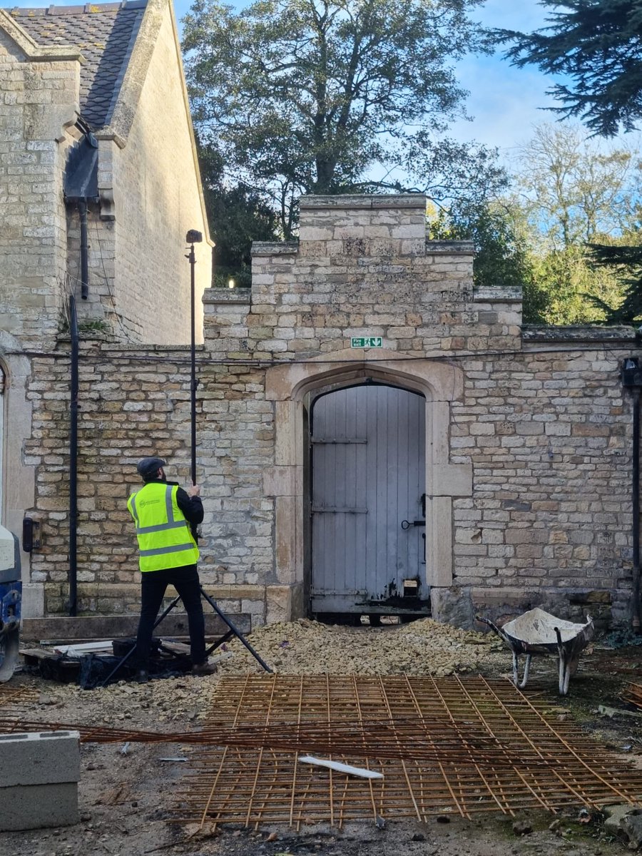AHScanning's tweet photo. A quick photogrammetry survey of a stonework wall prior to demolition. This is a rapid & accurate way to document historic fabric.
——
#ahscanning #everyanglecovered #photogrammetry #historic #digitalpreservation #digitalheritage #documentation #survey https://t.co/q1qTQIrJ6x