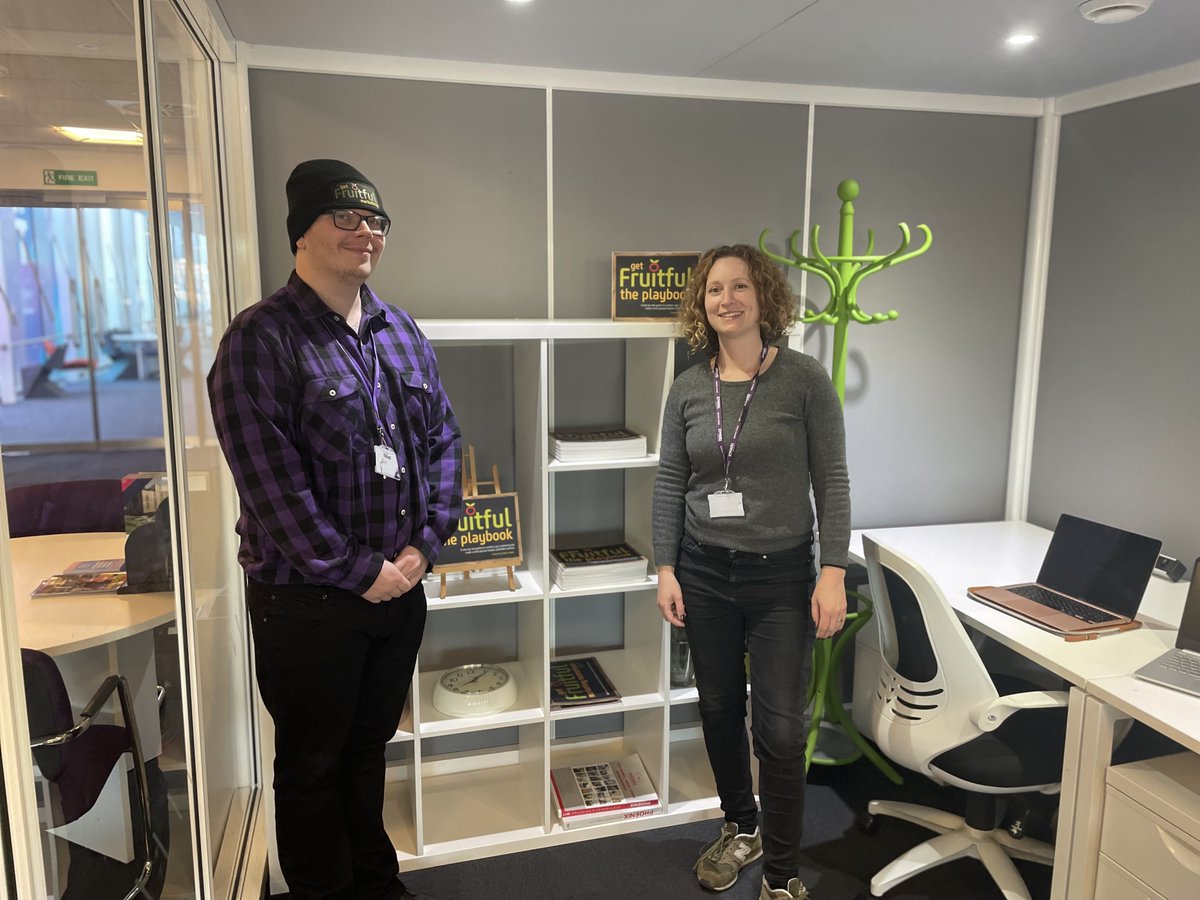 #FruitfulFriday getting set up in our new office this week at The Business Terrace and Brandon made himself a Get Fruitful branded beanie - come and say hello next time you do <a href="/BizInMaidstone/">Business In Maidstone</a>