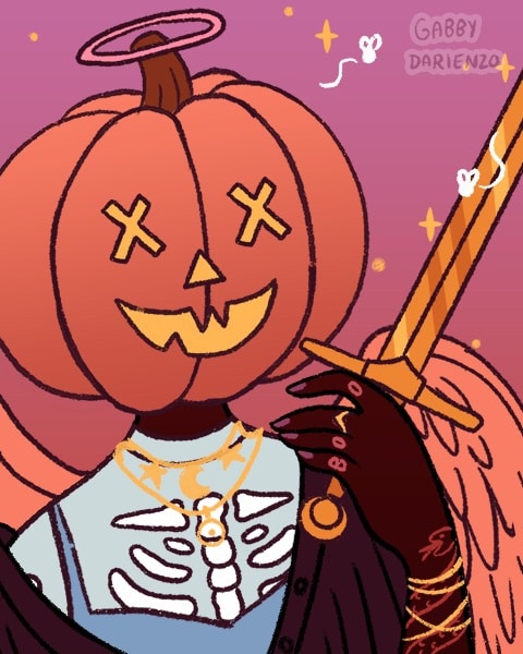 wulfveeart's tweet photo. pumpkin savior ! 🎃

inspired by a picrew I recently used https://t.co/9AjOsGDTaS
