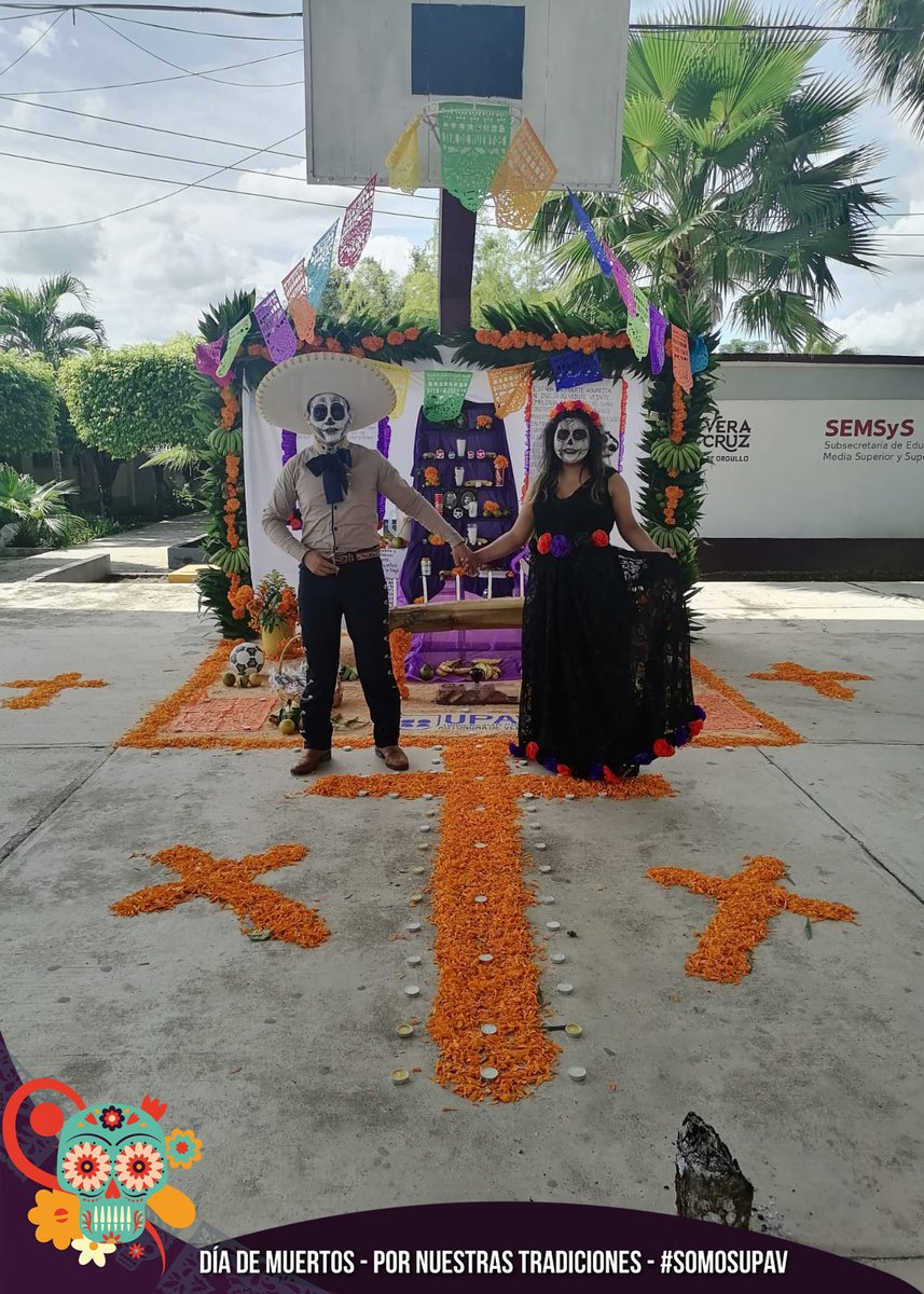 upav_edu's tweet photo. Con personificaciones y altares adornados, nuestros aprendientes y figuras solidarias de la Licenciatura en Ingeniería Industrial, sede Martínez de la Torre, conmemoraron el #DiaDeMuertos. Siempre orgullosas y orgullosos de nuestras tradiciones.🕯️💀🏵️
#SomosUPAV #OrgulloUPAV https://t.co/nYuET20Kvb