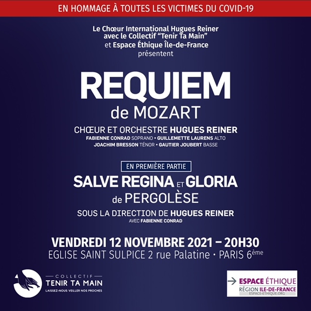 🕯️Retrouvons-nous le 12 novembre pour un nouveau concert d'hommage à toutes les victimes du Covid-19, en particulier celles parties seules. Soirée de recueillement, de souvenir et d'espérance 🙏
Inscriptions sur helloasso.com/associations/c… (30% de réduction avec le code TTMRED30)