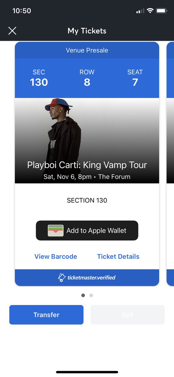 dereklee659's tweet photo. Selling 2 Playboicarti Tickets 11/6 LA Forum Show. $140 each DM Me. https://t.co/wxF88CQreK