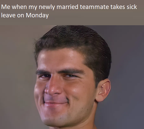chowchowbaat's tweet photo. Me when a newly married coworker calls in sick on Monday ..
#shaheenafridi #IKnowWhatYouDid https://t.co/ATvAjhUO6A