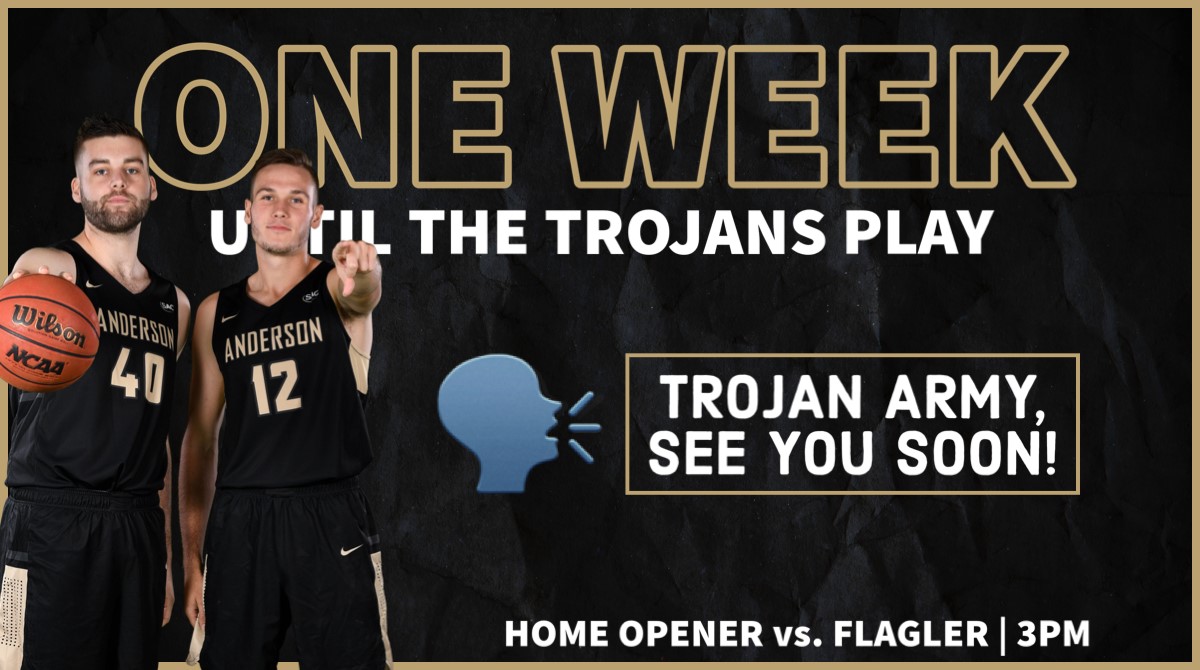 AUTrojansMBB's tweet photo. 1 week.
168 hours.
10,080 minutes.
604,800 seconds.

𝗕𝘂𝘁 𝘄𝗵𝗼'𝘀 𝗰𝗼𝘂𝗻𝘁𝗶𝗻𝗴? https://t.co/0r0s4GsfHO