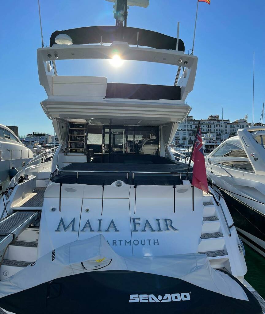 MaiaFair's tweet photo. Even though our wonderful Marbella sunshine has shorter days and Maia Fair says goodnight earlier in the evening for now, we’ll be ready and waiting for you in the morning ☀️ #wintersun #summerneverends #boatcharter #yachtcharter #puertobanus #sunseekerc… https://t.co/MzmnffLxbq https://t.co/iMVvE9nxu6