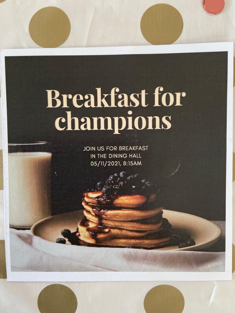 AstreaAcadSheff's tweet photo. What a way to start Friday! A special breakfast to celebrate scholars who achieved zero negatives! Over 60 scholars across school joined us and were given a #breakfastforchampions #pancakesgalore #theyhadseconds Well done!!! https://t.co/Dw4fKpr0VD