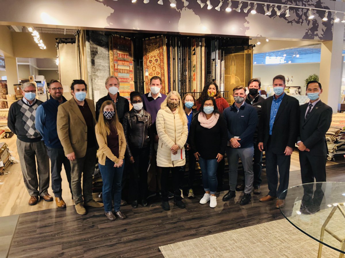GreggMast's tweet photo. .@cleanenergymn & our members @75f_io @EnergyPrint were thrilled to join @MnCEE to host Chair @Jamiemlong & #mnleg members at @HOMfurniture to discuss the many benefits of #EnergyEfficiency. Local jobs, cost-savings, & increased comfort! #IoT #ECOAct #WeNeedCleanMN https://t.co/E6U0ThY11V