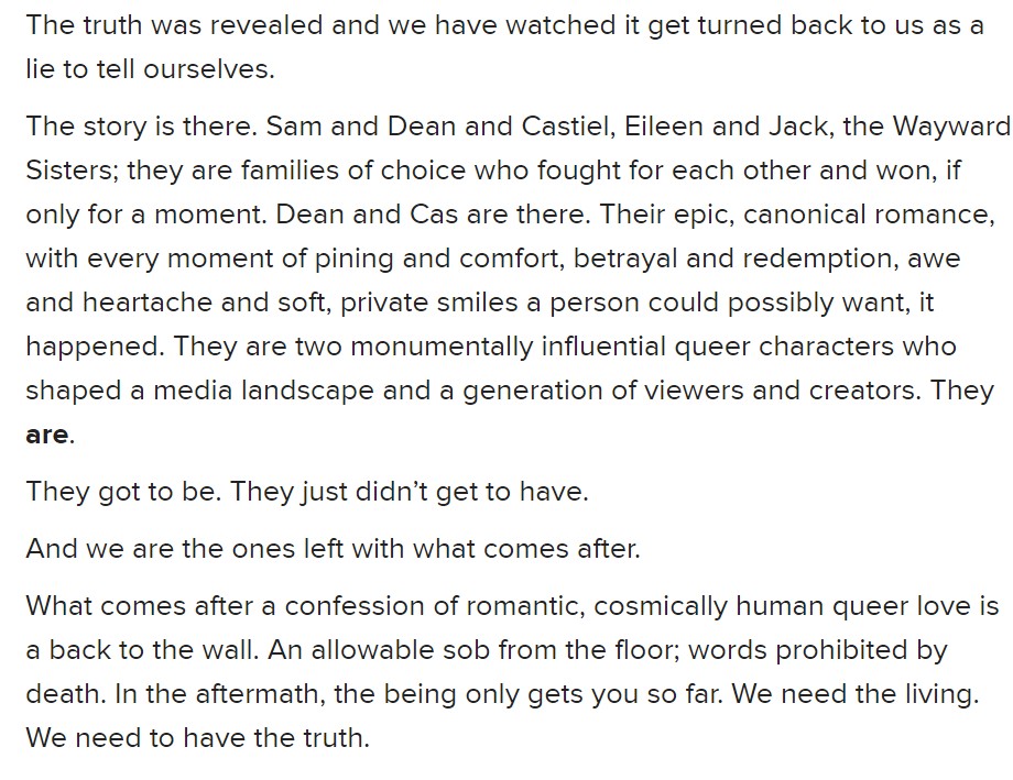 XiaoShuishu's tweet photo. "In the aftermath, the being only gets you so far. We need the living. We need to have the truth." #DestielAnniversary #TheirLoveWasReal https://t.co/tNsqlhUB8P