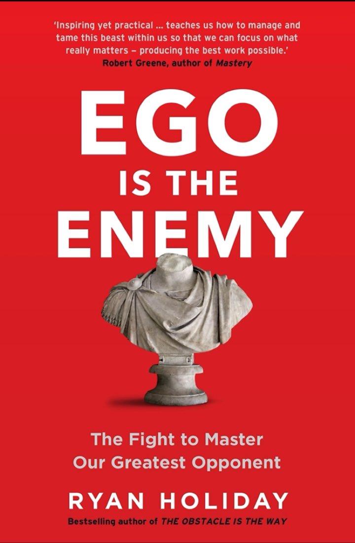 PracheeMKamat's tweet photo. #BooksWorthReading #ReadingForLife #100DaysOf2021 #100Books #Book44 #EgoIsTheEnemy #RyanHoliday @RyanHoliday #RobertGreene @RobertGreene @PenguinBooks #SuchitraKamble4 https://t.co/DN1lPpvxWR