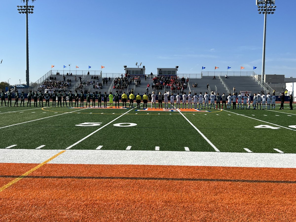 hehsathletics's tweet photo. IHSA Boys Soccer State Finals are underway at Hoffman Estates HS! https://t.co/ifh9PdLlJK