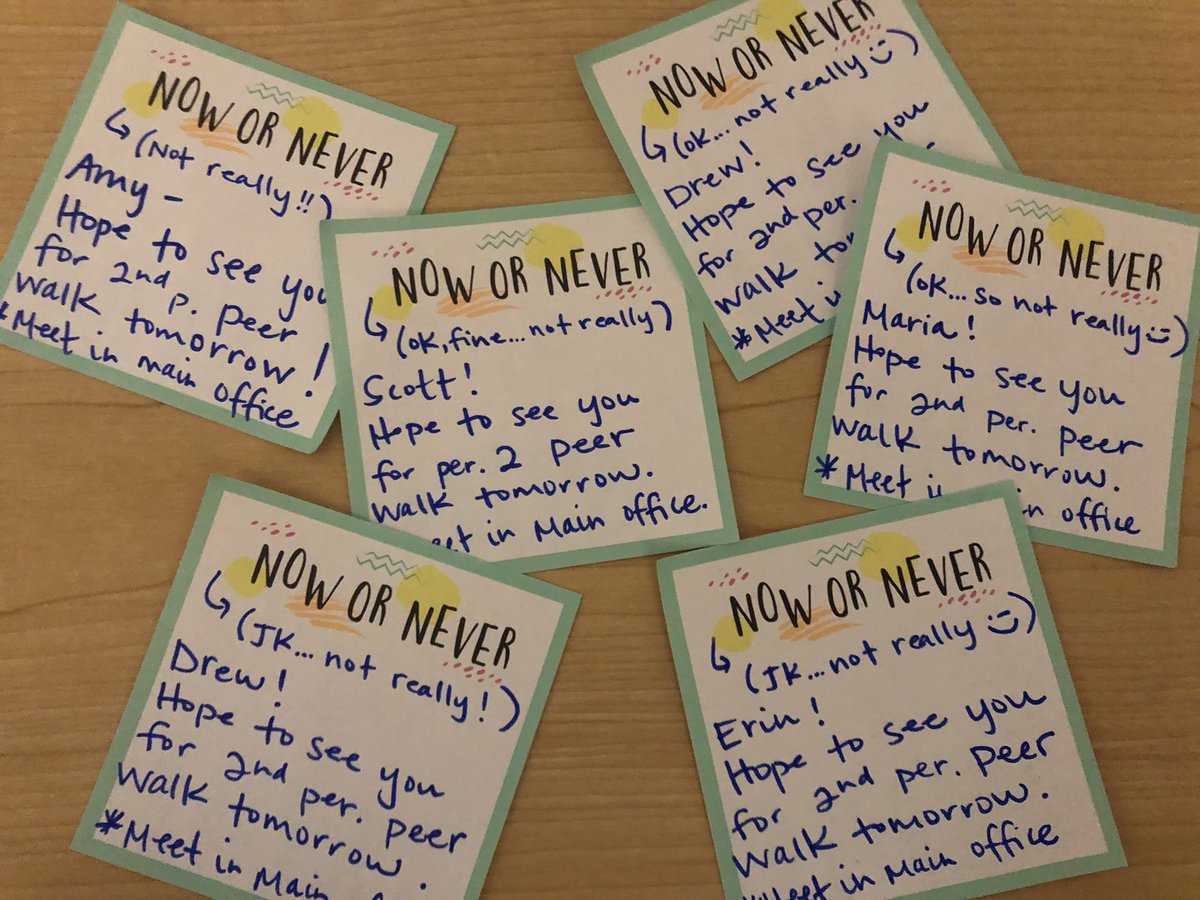 WHarvey_Teach's tweet photo. Building a culture of shared practice and open doors through Peer Walks! #Peerwalks #personalinvitations #snacks #thankyounotes #welcomingteachers #teachinggold https://t.co/Rt3EsmI4KP
