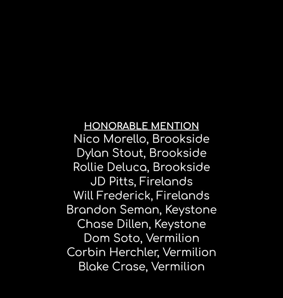 Division 2 Boys - Coach of the Year - Edward Holmes, <a href="/KHSathletics/">Keystone Athletics</a>; Player of the Year - Gus Mathewson <a href="/TheSailorNation/">Vermilion Athletics</a>; Assistant Coach of the Year - Bill Yakunovich, <a href="/FirelandsFalcon/">Athletic Director</a> 
Congratulations to all of our LCSCA Award Winners. #LoCoSoccerStrong