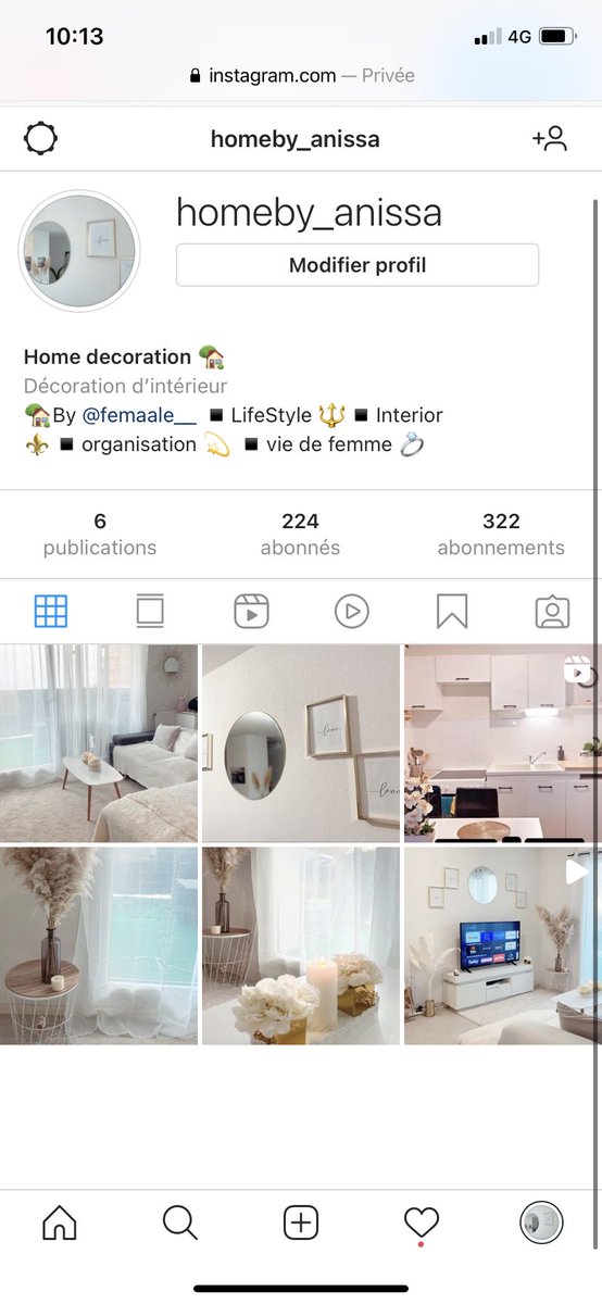 Coucou Twitter !! Je viens de me créer une page insta où je partage ma petite déco intérieur ! N’hésitez pas aller faire un tour et à partager ☺️ instagram.com/homeby_anissa/ #decoration #HomeSweetHome #instagram