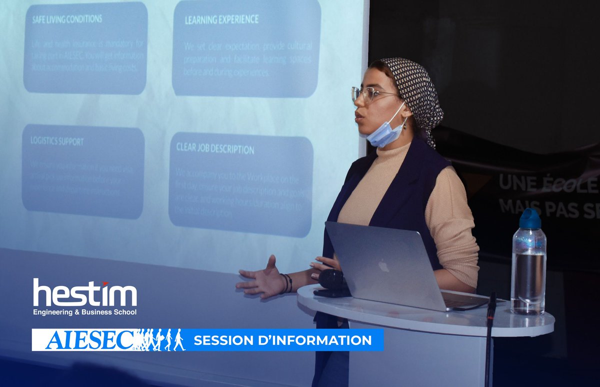 HESTIMofficiel's tweet photo. Retour en images sur la session d'information organisé par @AIESEC au profit des HESTIMIENS 
#Aiesec #Event #HESTIM #Session #Information https://t.co/ahZ7LwEkAI
