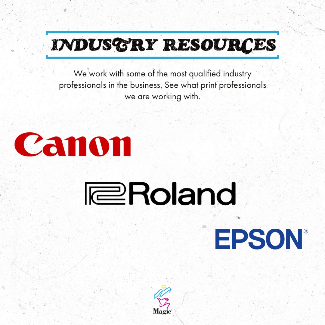 MagicInkjet's tweet image. Gain more insight on Industry Resources directly at Magicinket.com/resources 🖥️📋
-
#MagicInkjet #WideFormat #Epson #Roland #Canon #Resources