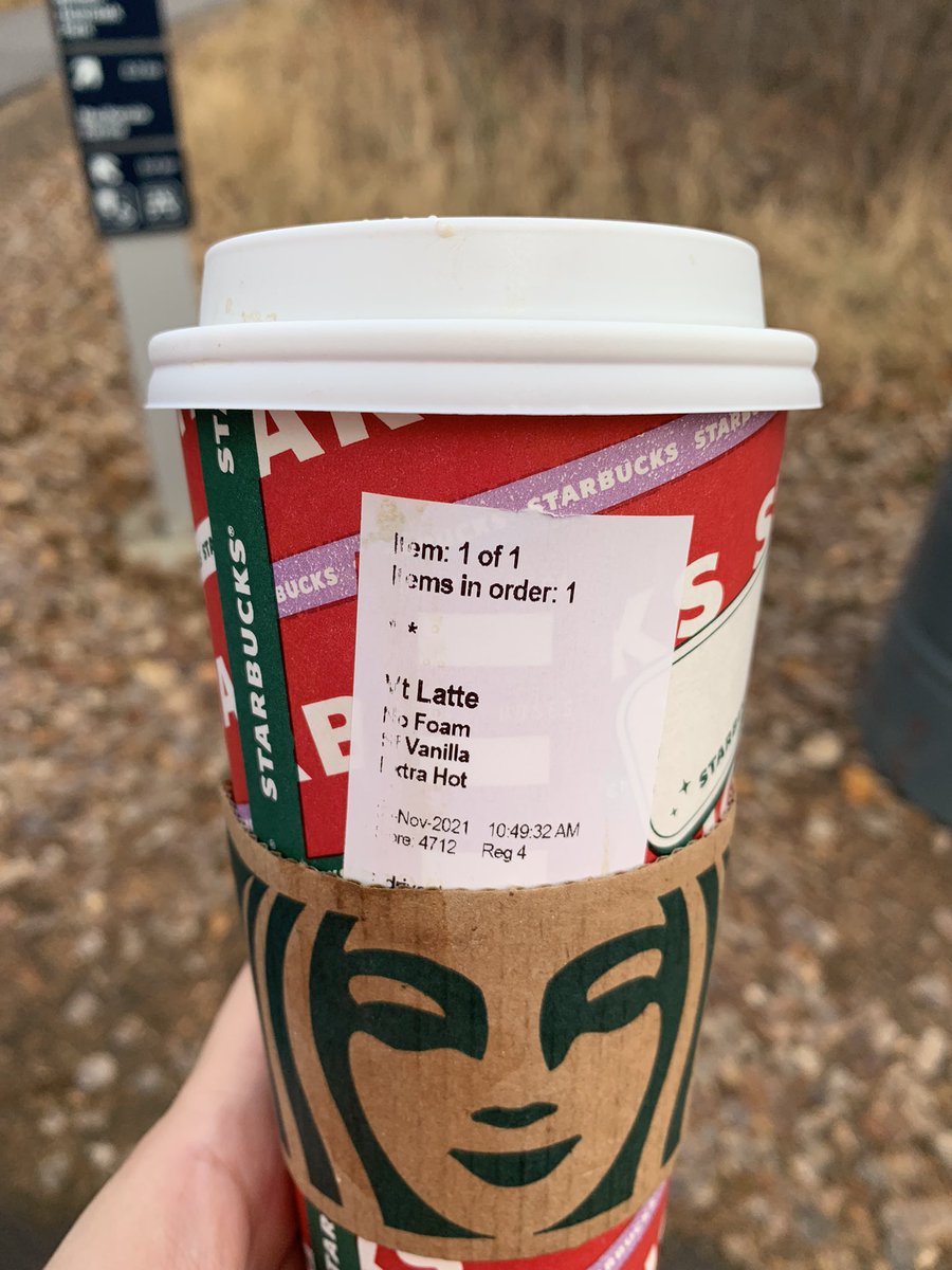 11KTO's tweet photo. @StarbucksCanada may have had to wait a half an hour in the drive thru but the staff were super nice! Definitely made up for the wait. #yeg https://t.co/MeQ6OzQfkV