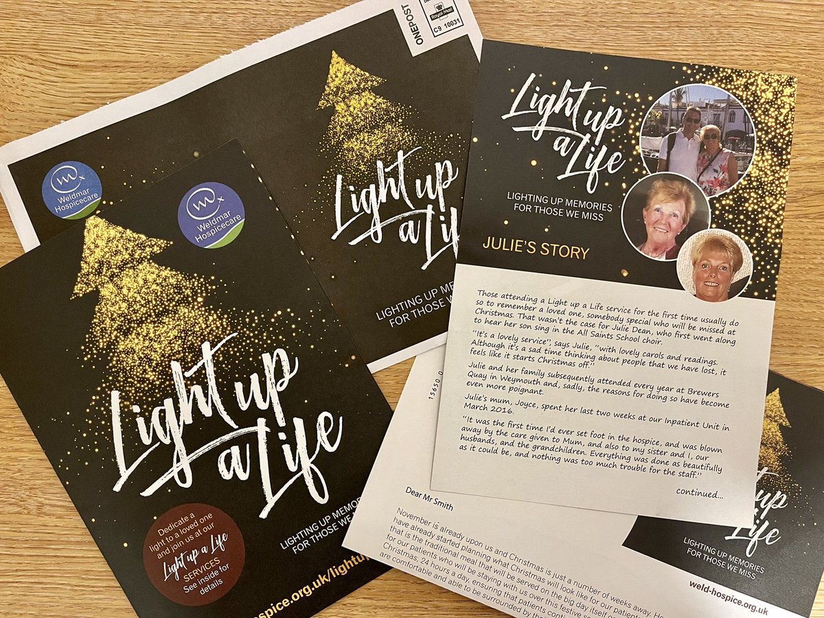 WeldmarMatt's tweet photo. Today we’ve launched our annual @Weldmar Light up a Life campaign. An opportunity for members of our community to come together to reflect and remember this Christmas time. 

A poignant highlight of my year. 

https://t.co/orPG1bRMwk https://t.co/HTzXaBoXDe