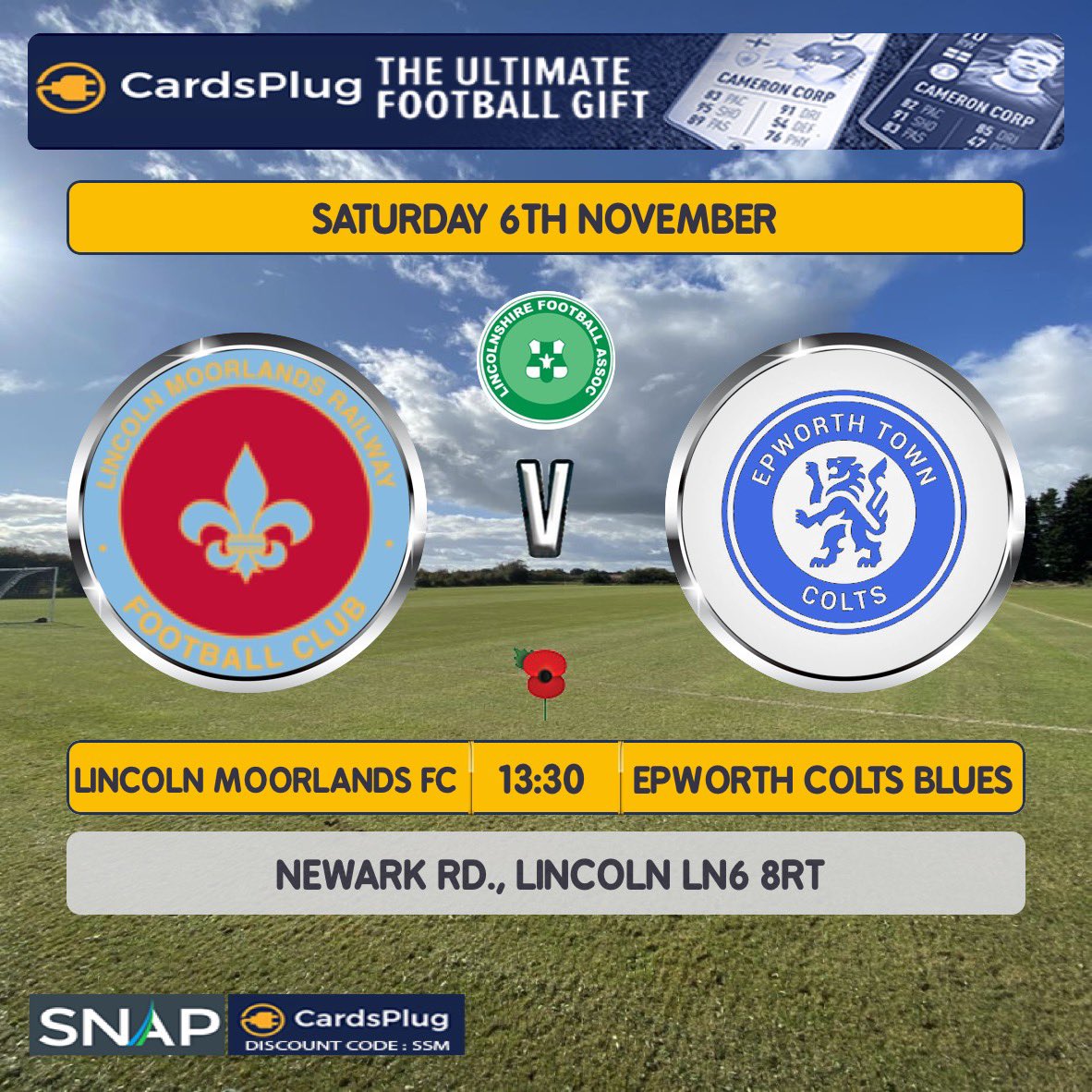 𝘈 𝘣𝘪𝘨 𝘢𝘸𝘢𝘺 𝘥𝘢𝘺! 🚂

🆚Lincoln Moorlands FC
⏰13:30 KO
📍LN6 8RT

Tomorrow we make the trip to lincoln for a big test against Lincoln Moorlands FC hoping to go into the next round of the cup. #UTB 🔵🔵🔵