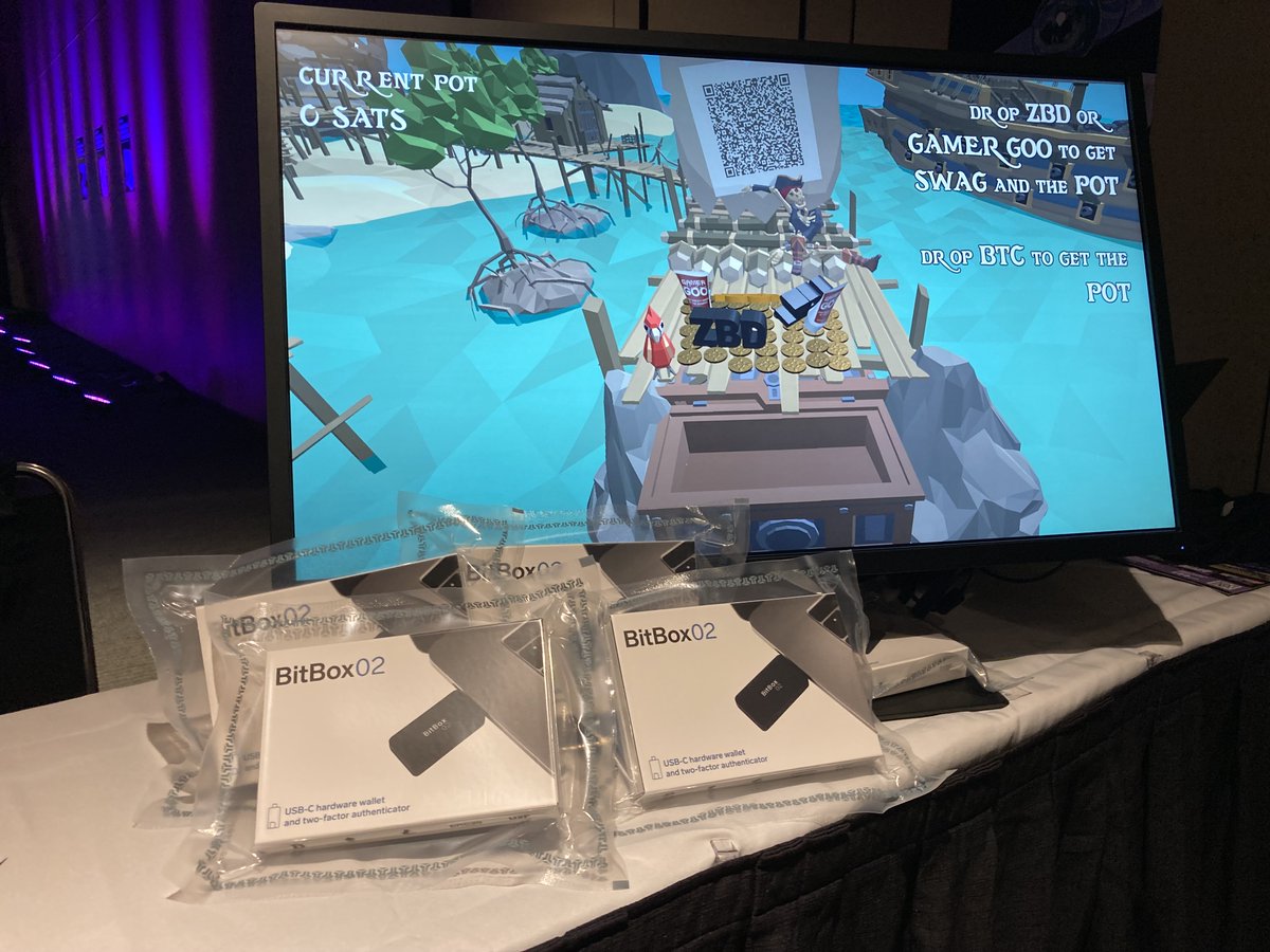 Earning a BitBox02 for being a good gamer? 🎮

Only at <a href="/tabconf/">TABConf - tickets on sale Oct 13-16, 2025, Atlanta</a>!

Make sure to check out the <a href="/zebedeeio/">ZBD</a> area and win one of five BitBox02 by playing Sats Stacker, CSGO, Bitcoin Rallye and more!