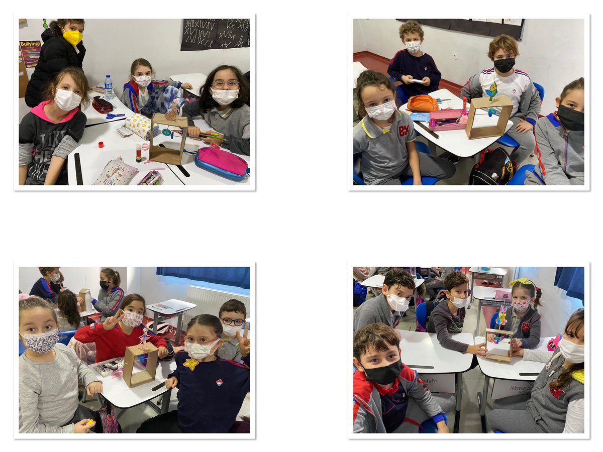 UnatBk's tweet photo. @corlubk da 3. Sınıflar #STEM dersinde Şerbet’e yardım ettiler. Tasarladıkları  #Automata ile kuklaları hareket ettirdirler. #bkSTEM #STEMgelecektir #STEMjunior @ErkenCocukluk
@omerfarukozer 
@aynurbalkan22 https://t.co/Ol8h8WOvST