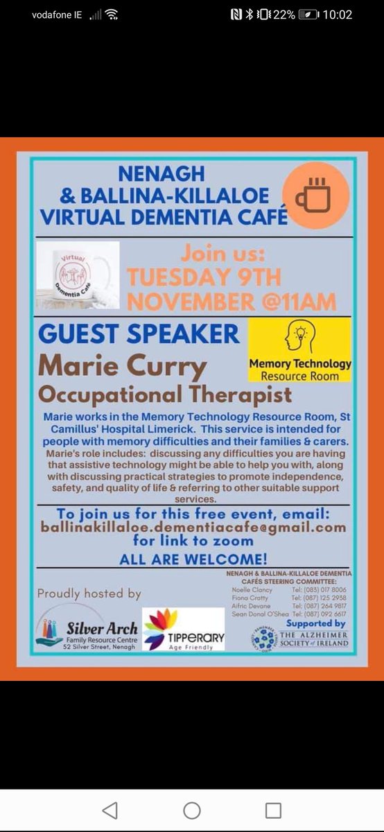 Ballina-killaloe Dementia Café tweet media