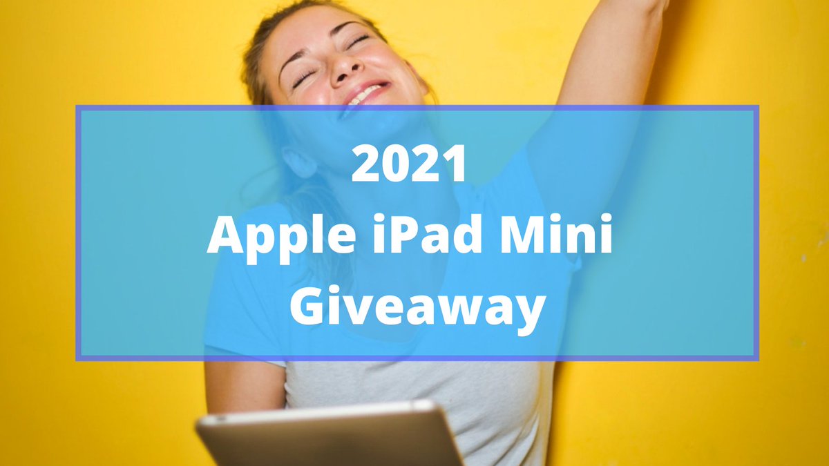 nychonest's tweet photo. 2021 Apple iPad Mini Giveaway. We are giving away one 2021 Apple iPad Mini (Wi-Fi, 64GB) to one of our blog readers as a Christmas gift. USA and Canada residents only. Terms and Conditions apply. Please visit the link below to participate👇
https://t.co/TGHw9QdjM6 https://t.co/LxzWffrmYe