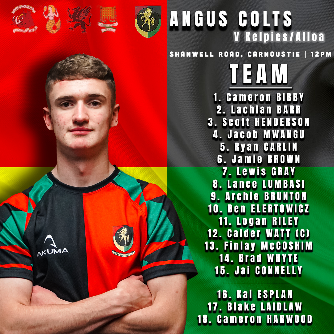 Strathmore_RFC's tweet photo. 𝗧𝗘���𝗠 𝗔𝗡𝗡𝗢𝗨𝗡𝗖𝗘𝗠𝗘𝗡𝗧 🚨

The 𝗔𝗻𝗴𝘂𝘀 𝗖𝗼𝗹𝘁𝘀 return back to action tomorrow as they take on a combined Kelpies/Alloa team! 🐎

🆚 Angus Colts v Kelpies/Alloa
📍 Shanwell Road, Carnoustie
📆 Saturday 6th November
🕛 12pm Kick Off

#AngusColts https://t.co/ERkMY8d5LS