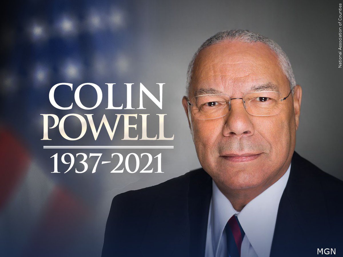 AuthorJoeNBrown's tweet photo. Funeral services held for General #ColinPowell on November 5th at the Washington National Cathedral โช๏ธโฐ๏ธ๐. Because of people like #GeneralPowell, we can.
#RIPColinPowell 1937-2021
https://t.co/Um9VCa586K https://t.co/F6rZeCFgUf
