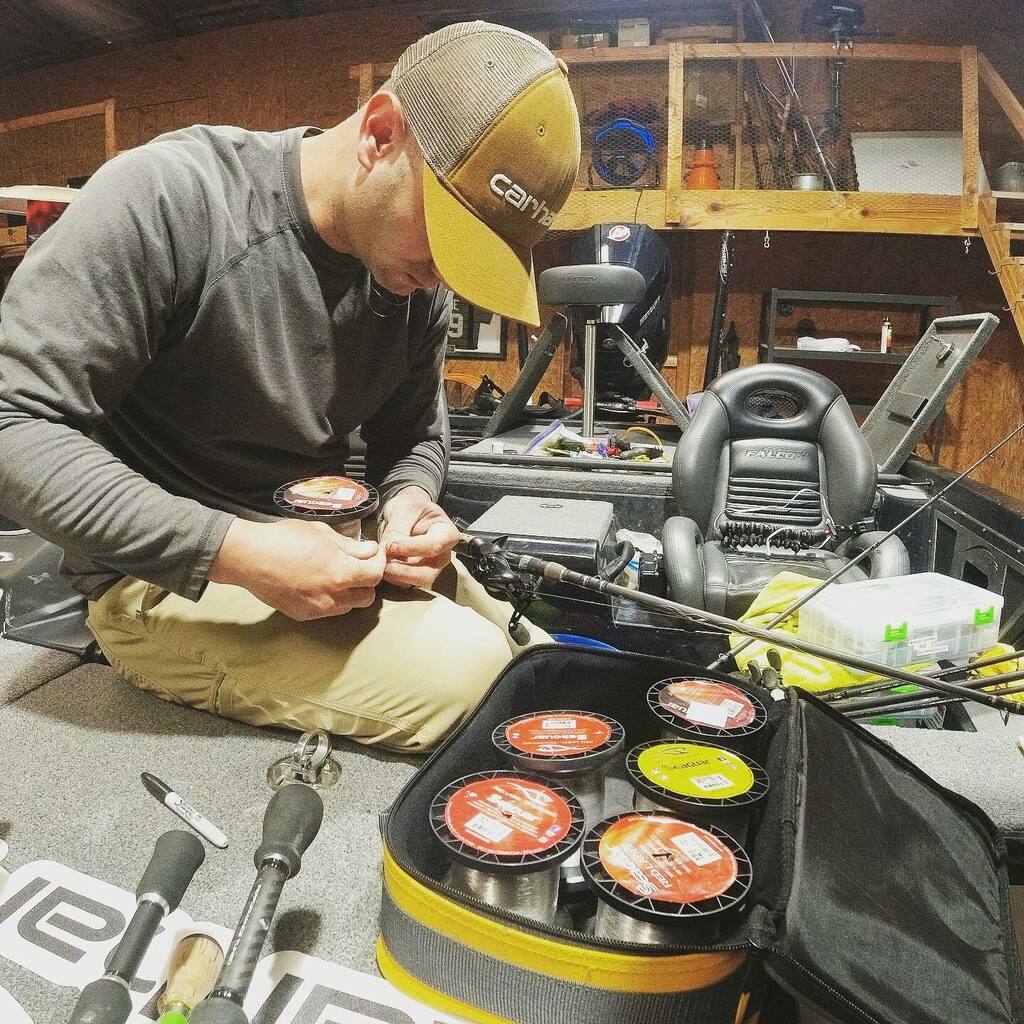 mattleefishing's tweet photo. Just in case y'all didn't know I throw all flavors of #seaguar  Fluoro 😬 and I take a sharpie and write the # test on the rod so I don't forget 👍🏽 especially when I'm not immediately tying on a bait 
.
#fishing #seaguar #fluorocarbon #lurelock #fishi… https://t.co/GxELxa4Qrv https://t.co/RMnkTTbYGF