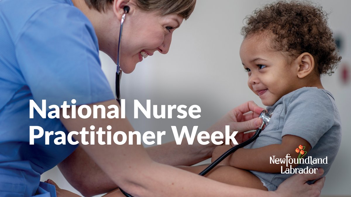 HCS_GovNL's tweet photo. National Nurse Practitioner Week (November 7-13) 
Let’s celebrate the contributions Nurse Practitioners make to our health care system. https://t.co/rGCgTebLqv