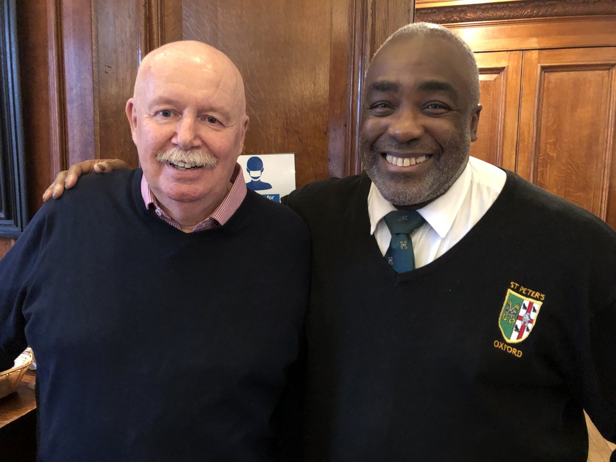 SPC_Oxford's tweet photo. Thank yous and farewells.
1. to Paul Irons who has helped generations of students from the crucial nerve centre of the Lodge with grace &amp; good humour;
2. to our fabulous archivist Richard Allen.
Remarkable colleagues who will be much missed.
Wishing both well for the next phase. https://t.co/Uy53b3fPur