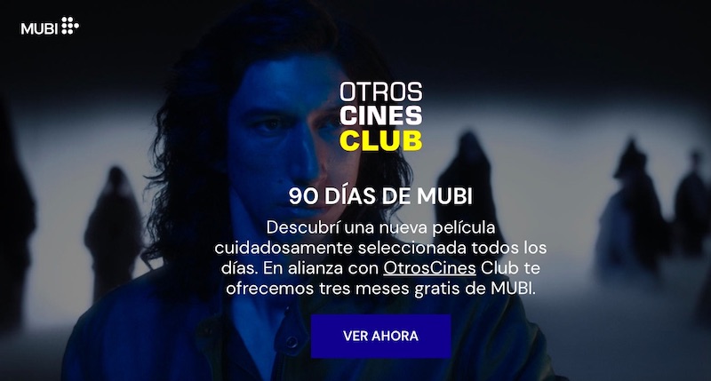 OtrosCines's tweet photo. Tres meses sin cargo en la plataforma de streaming MUBI (@mubilat)
#SumateAlClub
Informes:
OtrosCinesClub@gmail.com https://t.co/qCnQUzt81p
