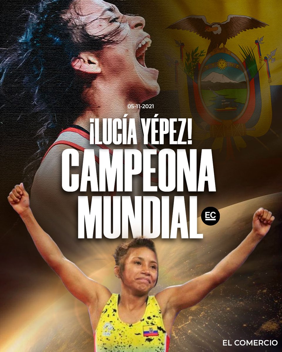 ¡GIGANTE LUCÍA! 👏👏👏 UNA ECUATORIANA SE PROCLAMA CAMPEONA MUNDIAL DE LUCHA EN BELGRADO 🇪🇨❤️💪 » bit.ly/3bPDXqY
