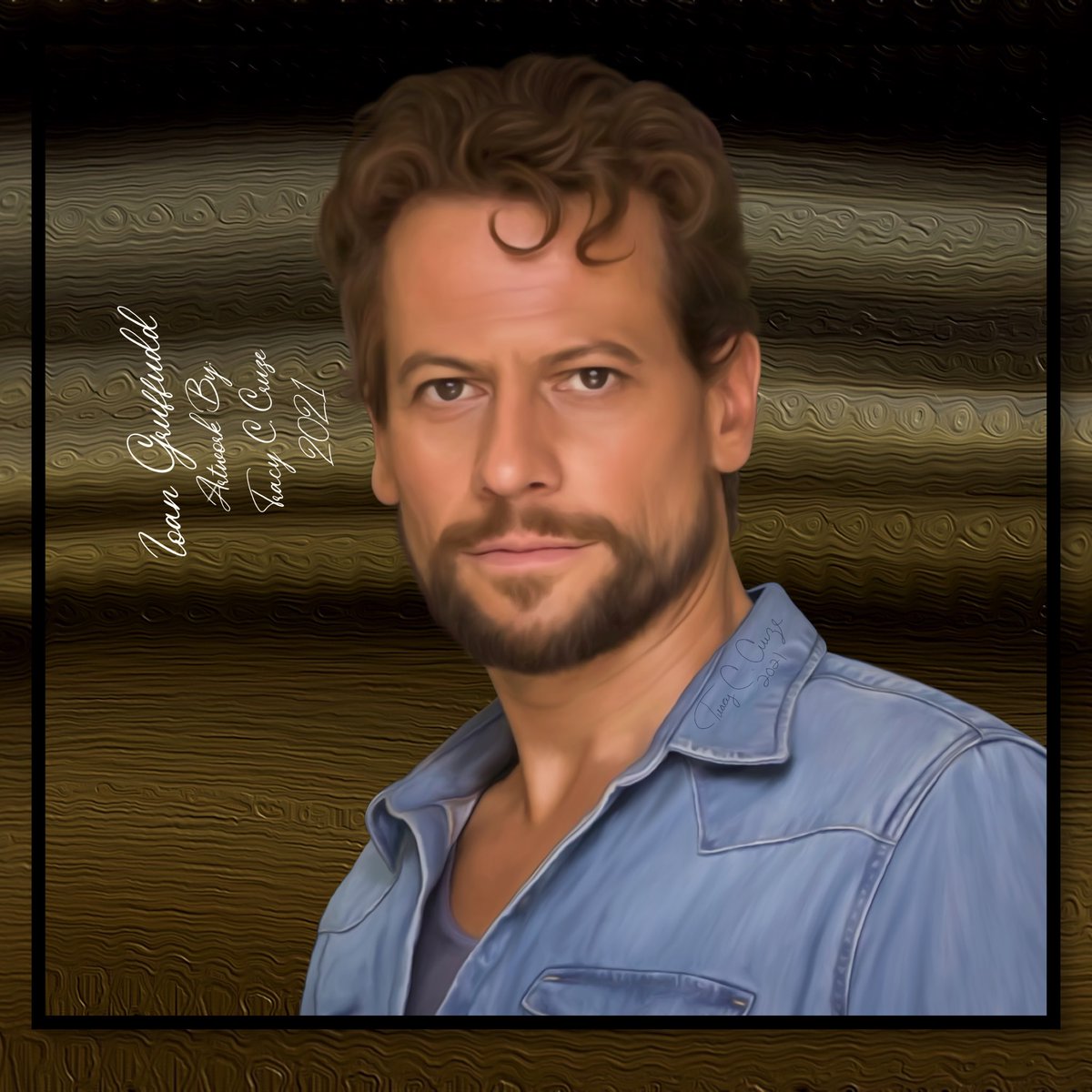 Only1Tracy's tweet photo. My latest #digital #painting of @ioangruffudd as Harrow. Have a lovely Weekend! #paintings #digitalart #artwork #harrowonhulu #danielharrow #ioangruffudd  #digitaldrawing #digitalpainting #procreate #procreateart #graphicartist #artist #istandwithioan #dontbelieverumors https://t.co/5LoWYWMyii