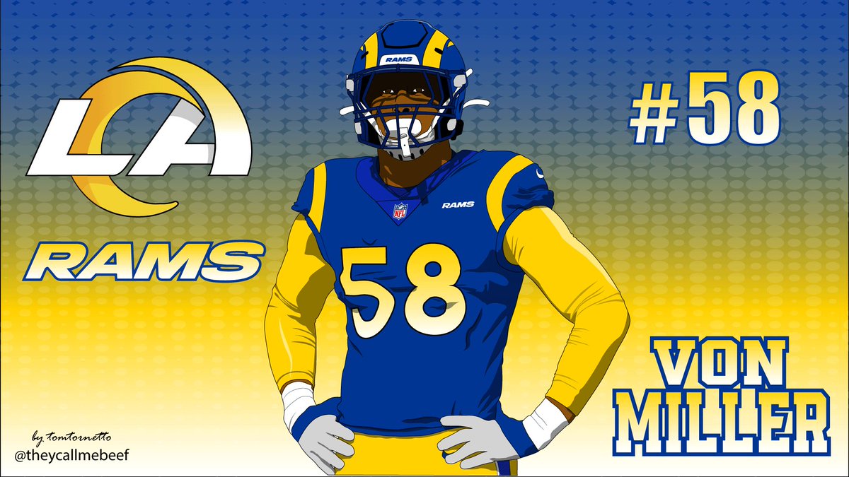 theycallmebeef's tweet photo. Just a little somethin I cooked up after the big trade #VonMiller #LARams #NFL #TradeDeadline https://t.co/Wo97efvRVR