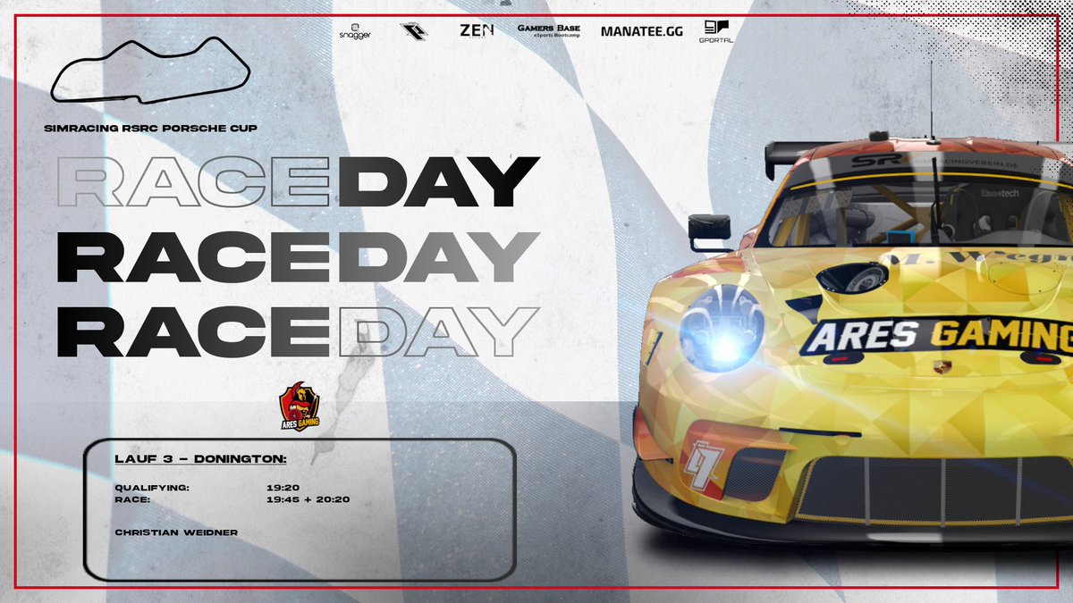 - RACEDAY -

Passend zum aktuellen Dauerregen traut sich <a href="/Mx77Chris/">ChrisMX77</a> nur mit seinen Regegnreifen auf die englische Strecke von #DoningtonPark🌧️

7.20pm ⏰
youtube.com/c/RealSimRacin… 🎥

#AhuAres 🏎️ <a href="/CommunityRsrc/">RSRC Community</a> 🏎️ #AresArmy