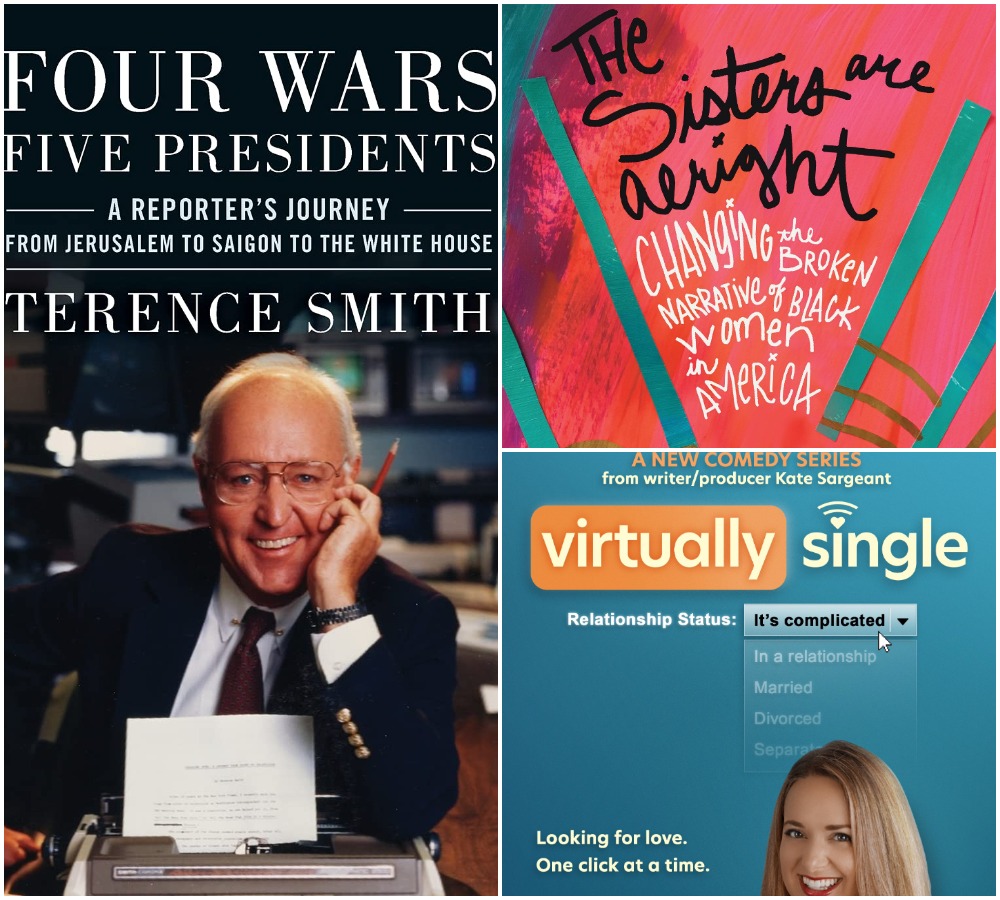 EdKalegi's tweet photo. This week on #TheWeekend w/ @EdKalegi: Terence Smith @terencefsmith on “Four Wars, Five Presidents: A Reporter’s Journey from Jerusalem to Saigon to the White House.” @Tamara Winfrey-Harris @whattamisaid on “The Sisters Are Alright,” @KateSargeant22 on #Virtually Single, & more! https://t.co/82imkEZcPG