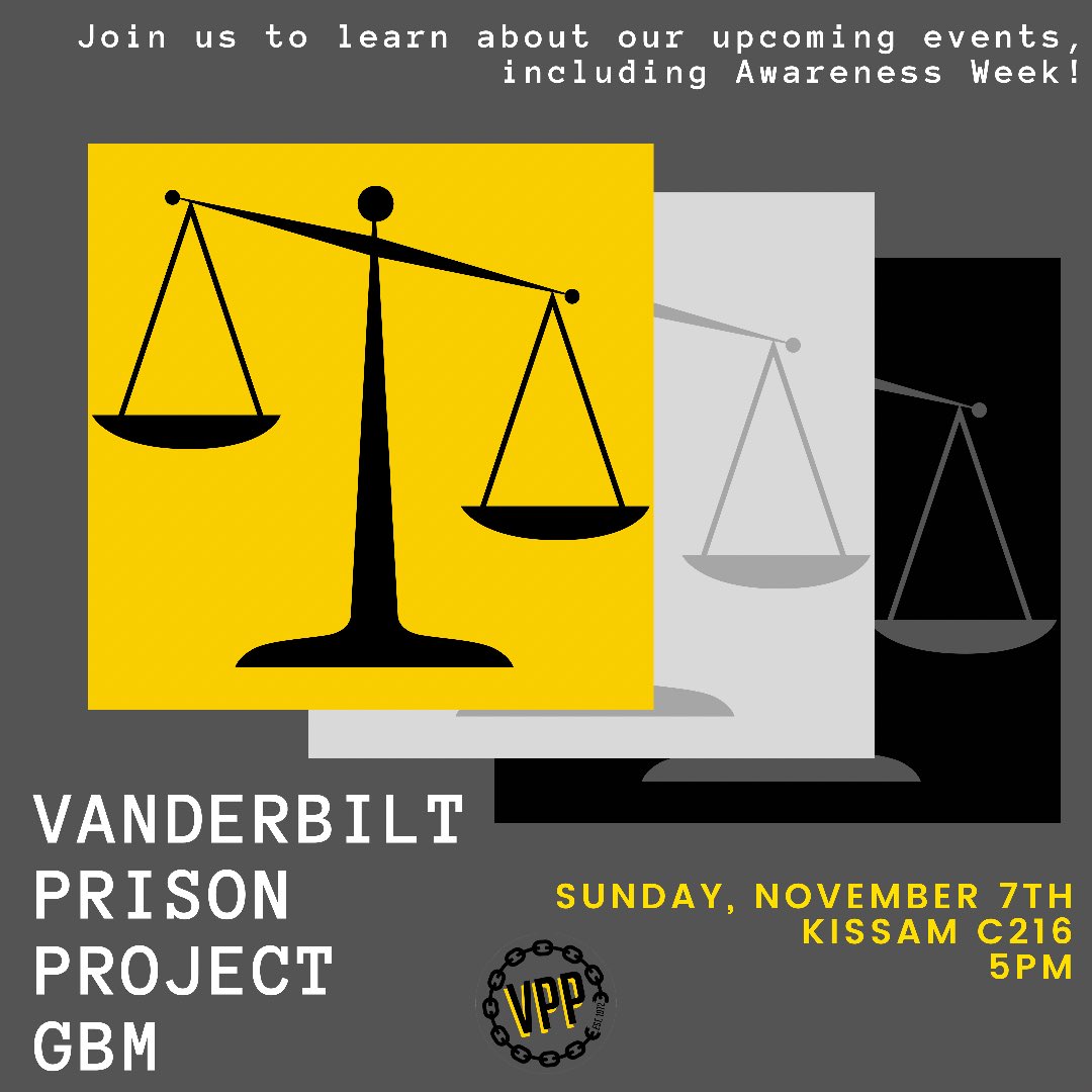 Join us this Sunday at 5pm for our next GBM! We are going to be talking about our upcoming events, including our biggest one, Awareness Week. Hope to see you there.