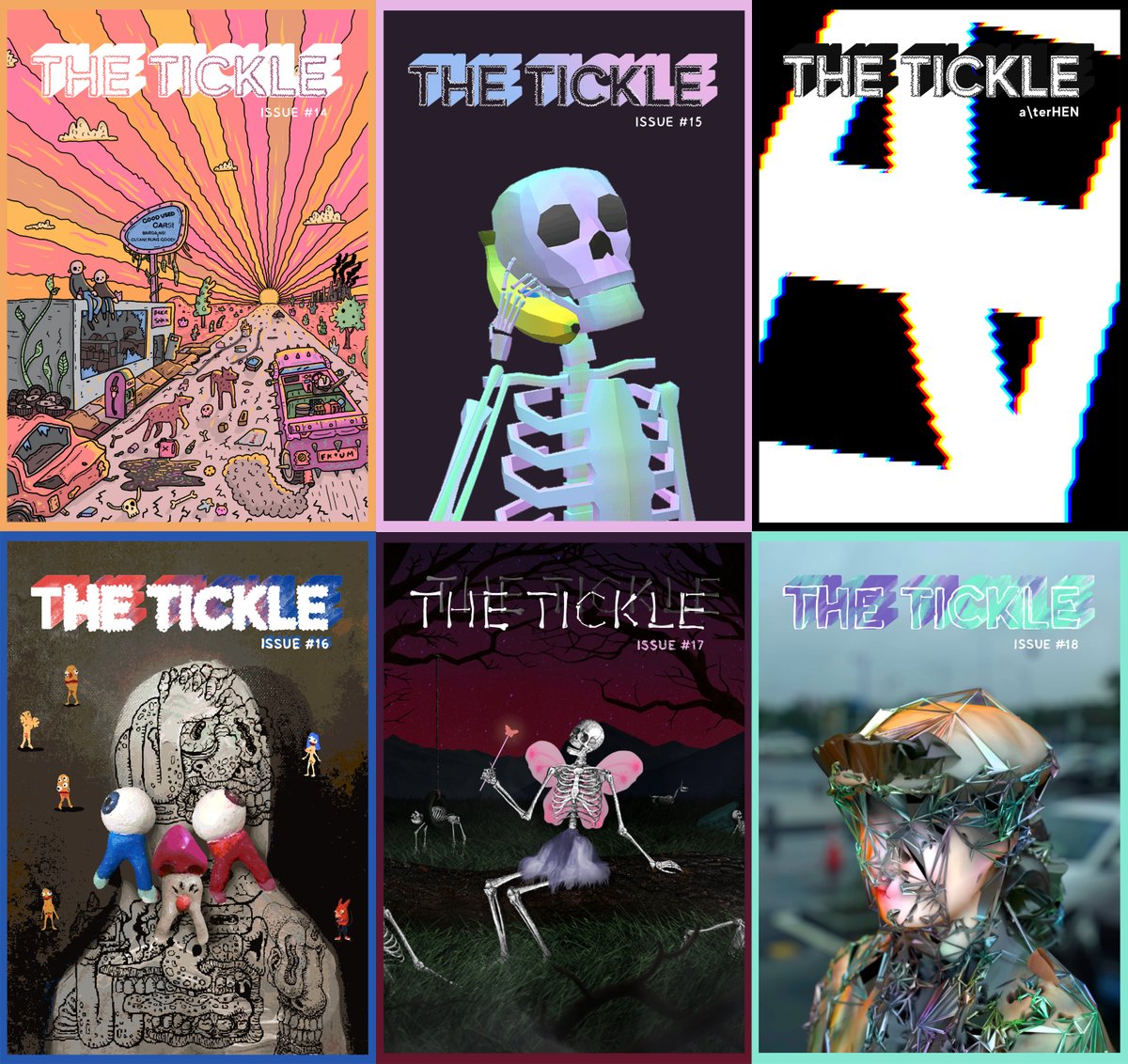 InWarhol's tweet image. Our 6 covers since the redesign - which is your fave?