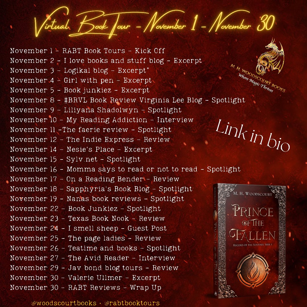 My virtual book tour through <a href="/RABTBookTours/">RABT Book Tours & PR</a> is underway! Follow along and enter my international giveaway via my bio link! 🔥🔥🔥

#BookTour #BookTwitter #sciencefantasy #WritingCommunity #Giveaways #FantasyFriday #indieauthor #fantasybooks