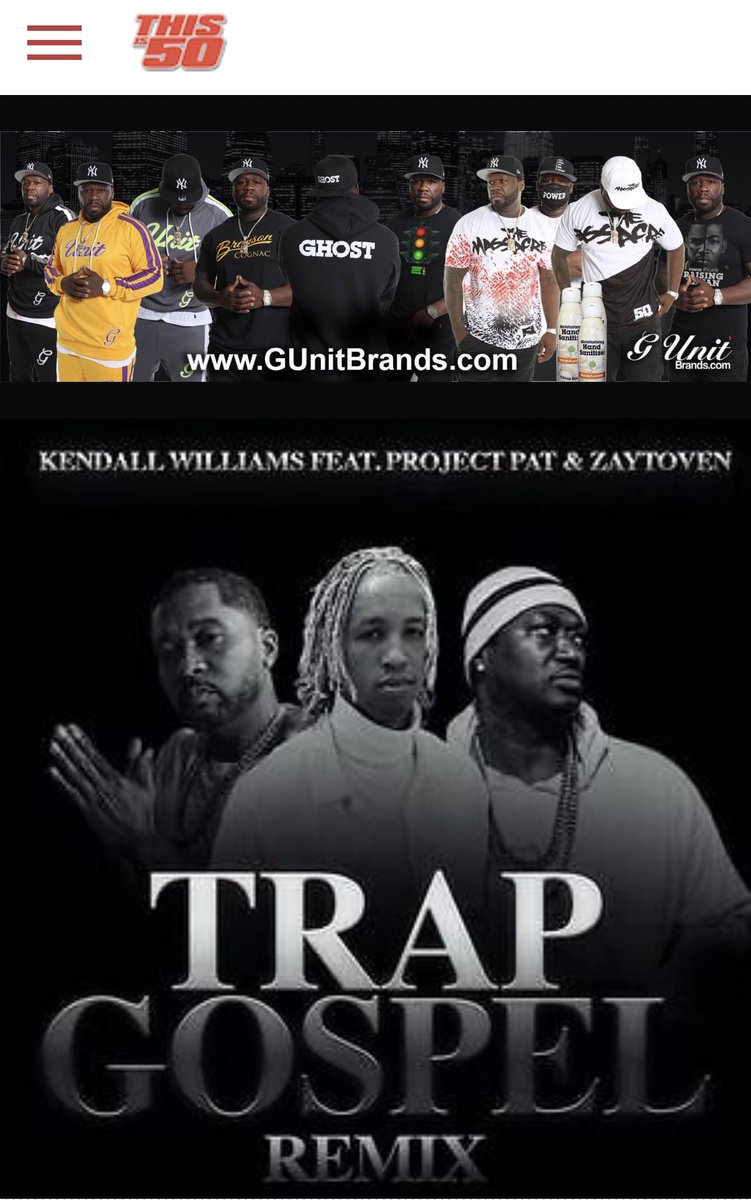 KendallWms's tweet photo. Big s/o to @thisis50 I wanna thank God for this opportunity! Thank u Jesus for putting this together! Thank u Holy Spirit for for being my ghost writer! Trap Gospel remix going up reaching millions in Jesus name! 🔥📈 https://t.co/8IbqTi681A