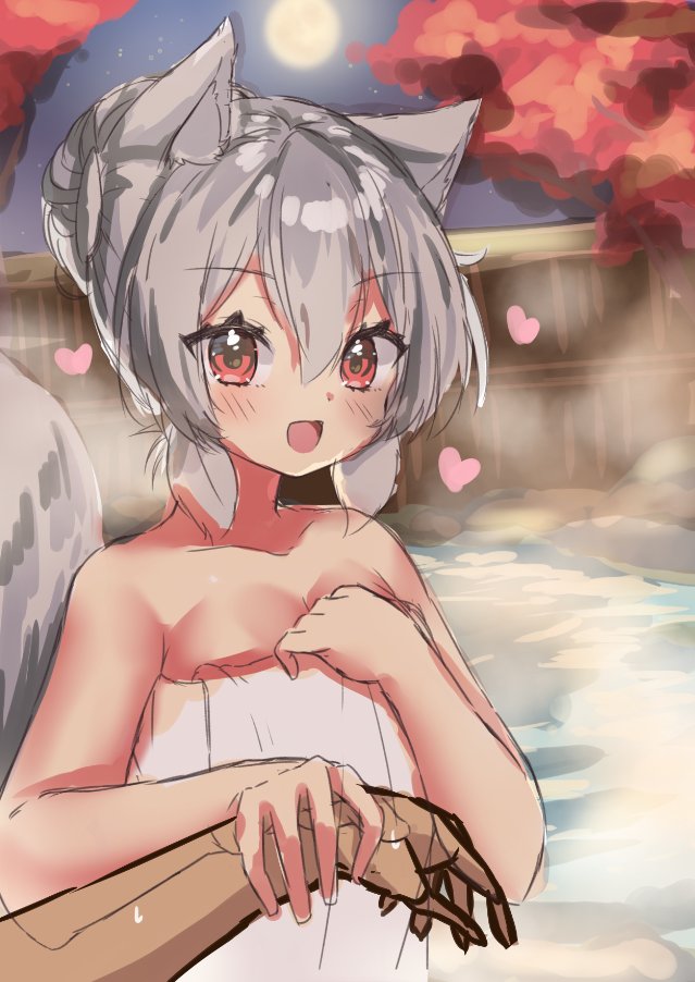 (ラフ)寒くなってきたから温泉行きたいな行きたいなと思って描いてました!あープレイベートで行きたい!一緒に行きたい!もふもふしたい!温め会いたい!行きたい怒 