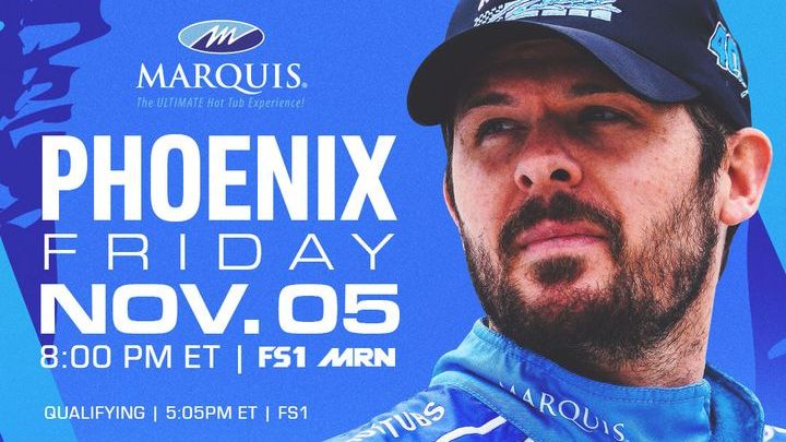 MarquisSpas's tweet photo. โก STARTING NOW โก Don't miss your chance to watch Ryan Truex burn rubber in the Marquis #40 Silverado. Starting now on @FS1.
#MarquisHotTubs #FastestWaytoRelax #RyanTruex #GoRyan #NCWTS #LucasOil150 https://t.co/ISziNA9PaM