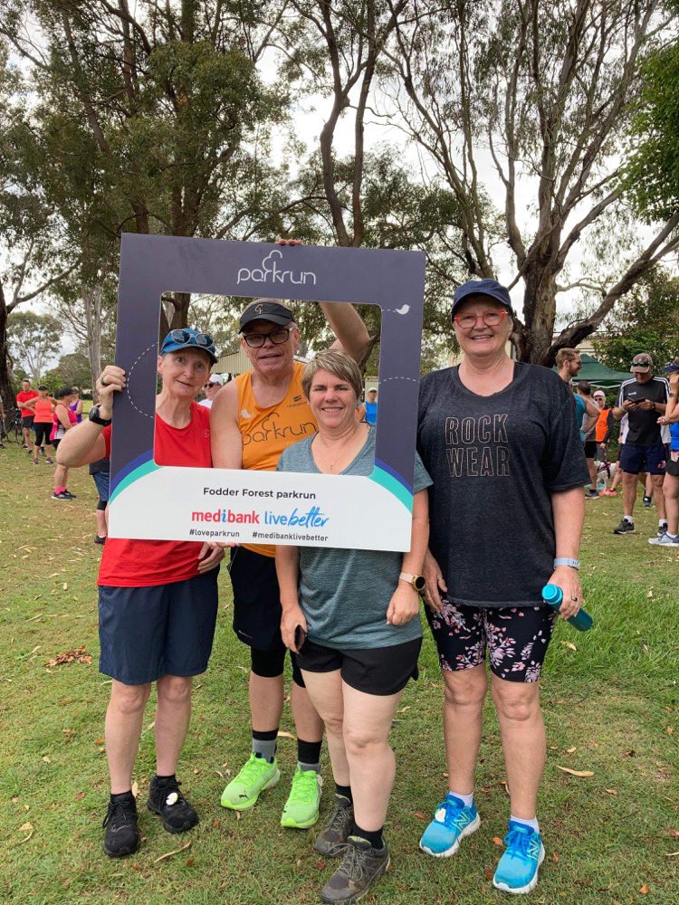 maxxdude's tweet photo. Fodder Forest Parkrun event #4. My 196th Parkrun. Thanks Alys, Majella & Sharlene
#run #running #62yorunner #over60fitness #parkrun #parkrunau #fodderforestparkrun #mymaxlife https://t.co/obZ2ytkRBX