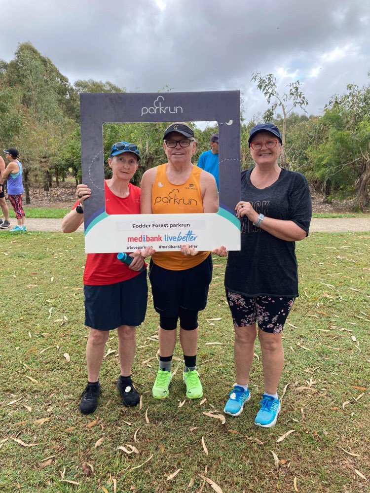 maxxdude's tweet photo. Fodder Forest Parkrun event #4. My 196th Parkrun. Thanks Alys, Majella & Sharlene
#run #running #62yorunner #over60fitness #parkrun #parkrunau #fodderforestparkrun #mymaxlife https://t.co/obZ2ytkRBX