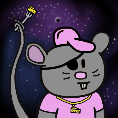 RattyMouses's tweet photo. One of out Most Beloved cheese eaters from Around The Galaxy!

#NFT #NFTs #NFTartist #NFTcollection #NFTGame #NFTdrop #crypt https://t.co/WnJCYdooXq