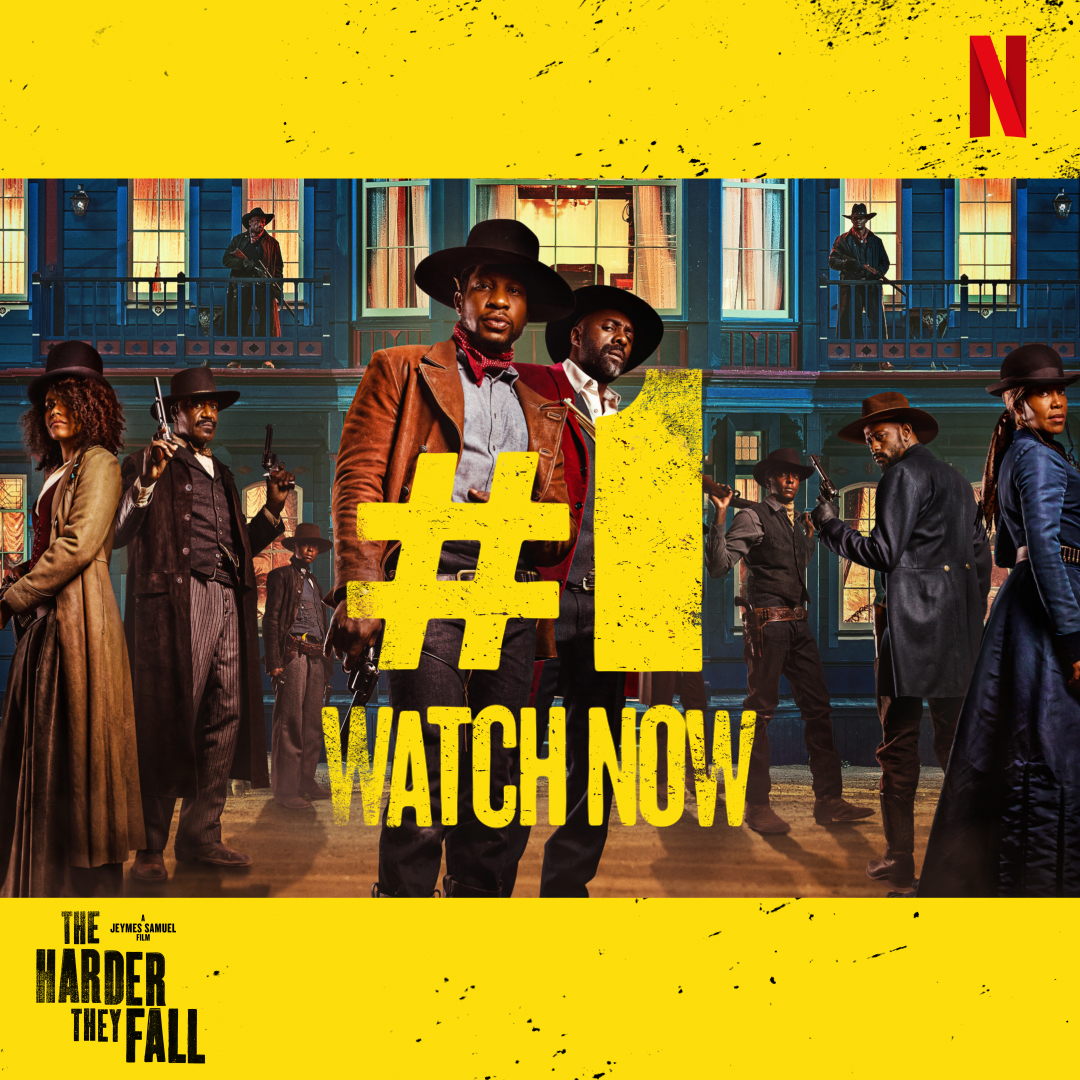 "The Harder They Fall" has reached the #1 spot on <a href="/netflix/">Netflix</a> 
Don't miss this epic performance from @iamedigathegi !