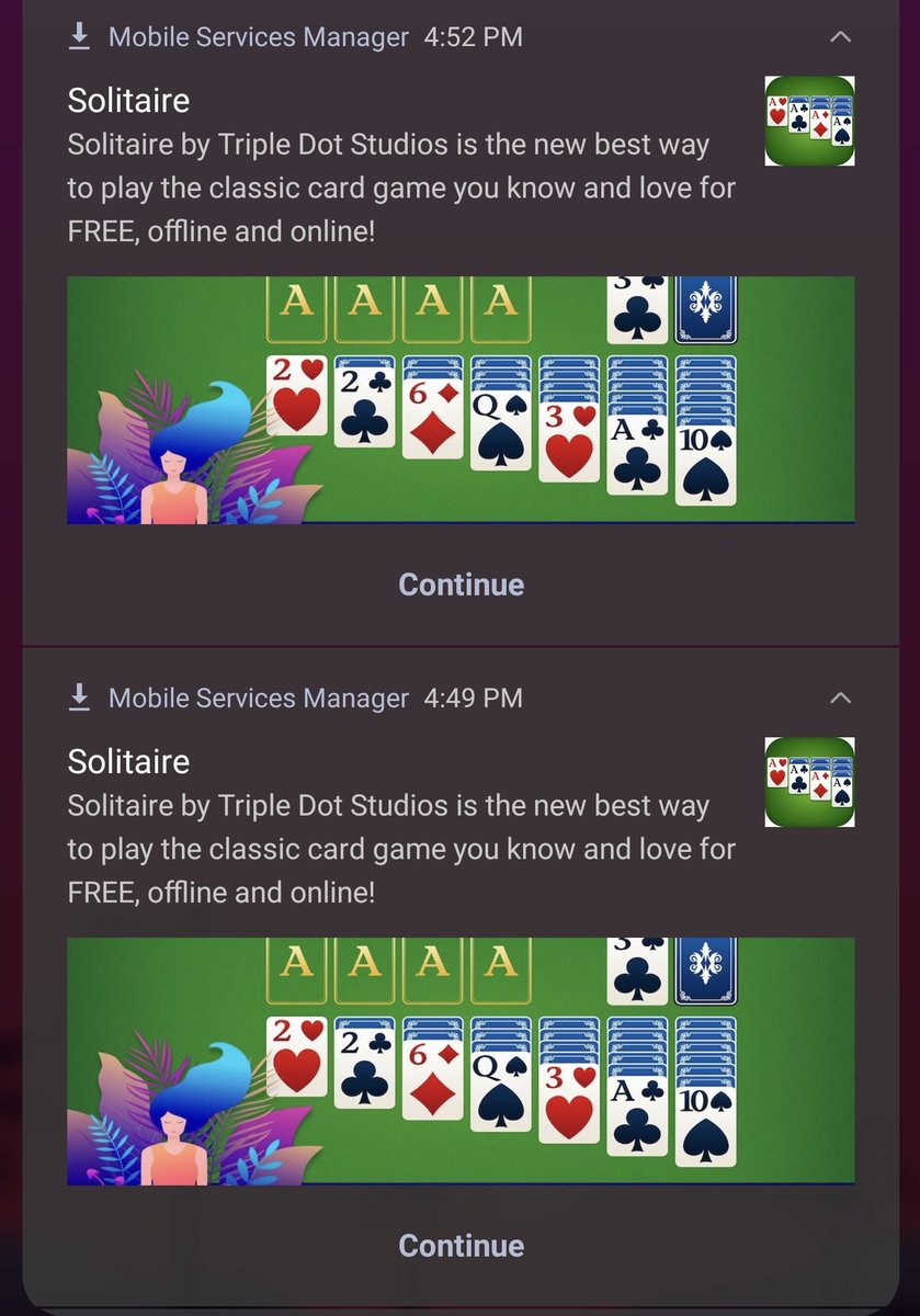 jpsandoz's tweet photo. @SamsungUS would you care to explain as to why I got not 1 but 2 ads on my notification bar? is there any way I can opt out of this? https://t.co/h1GYYn3HUF