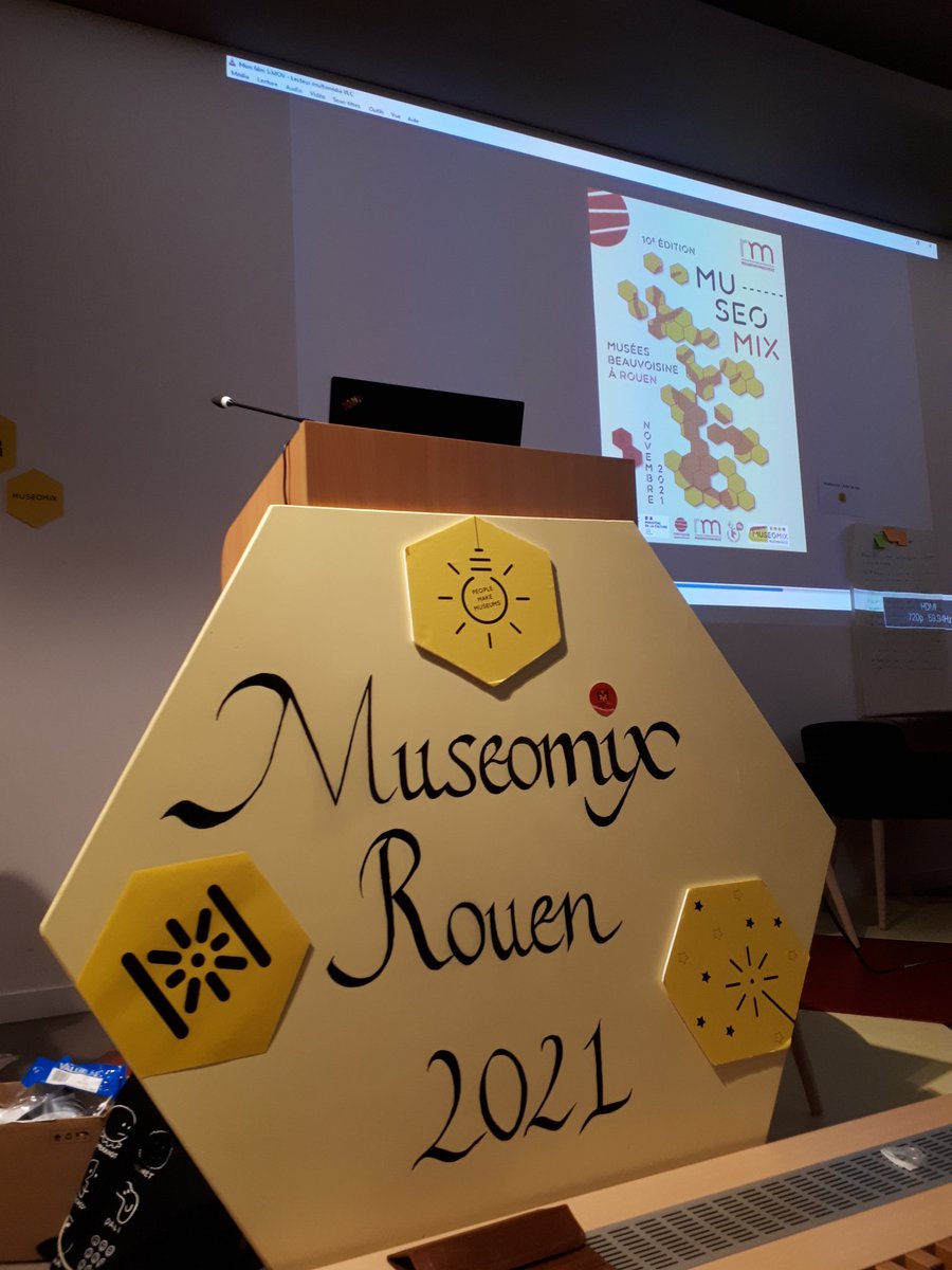 GalerneJ's tweet photo. 💡Fabuleux @museomix au Musées Beauvoisine de Rouen (@RMM_Rouen). Agitation créative avec l'équipe @The_TeaCompany autour d'une aventure des temps perdus. Un lieu, des collections, et des conditions de travail géniales !

Video du 05-11 ⏯https://t.co/pgEIKBxWlW
#peoplemakemuseum https://t.co/eoJLMxtycH