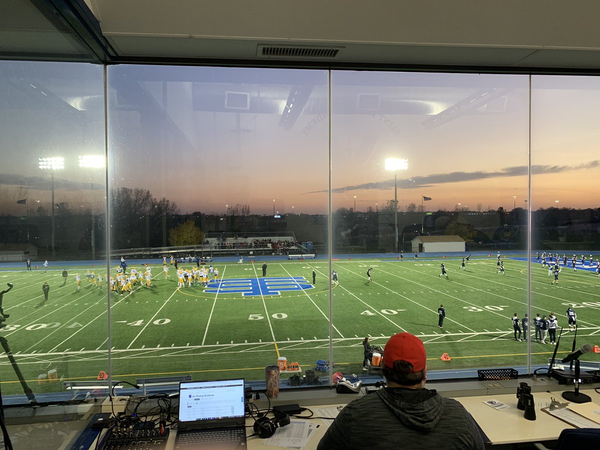 Hastings is at Saint Thomas Academy tonight for the Class 5A, Section 3 championship game. Winner goes to state. STA has been to state 24 times, while Hastings has gone eight times.